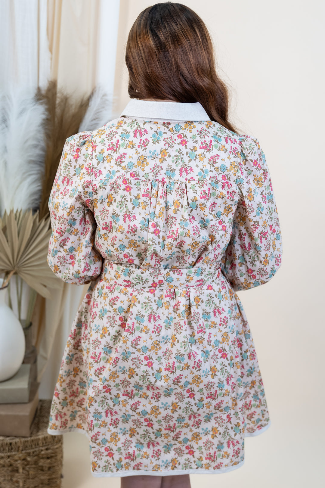 "Blooming In Grace" Dress (Cream)