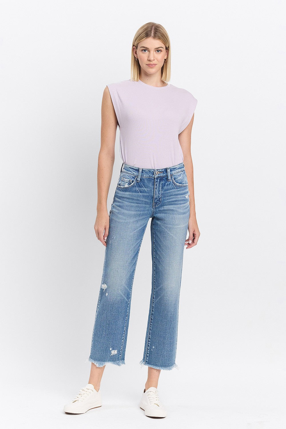 Eleanor Cropped Straight Jeans