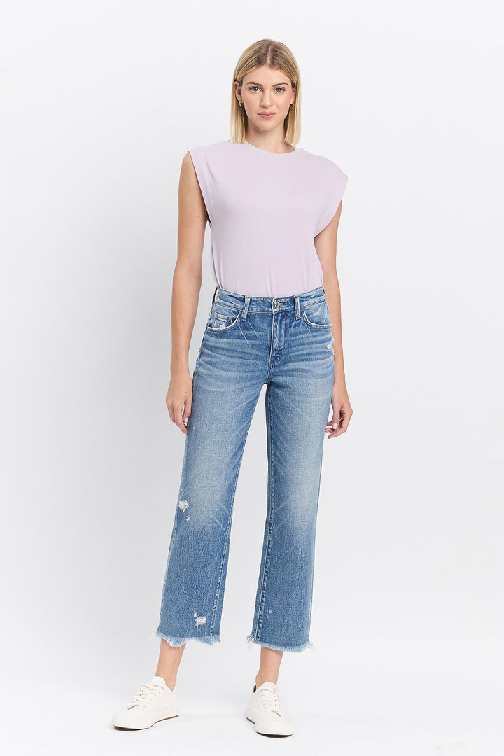 Eleanor Cropped Straight Jeans