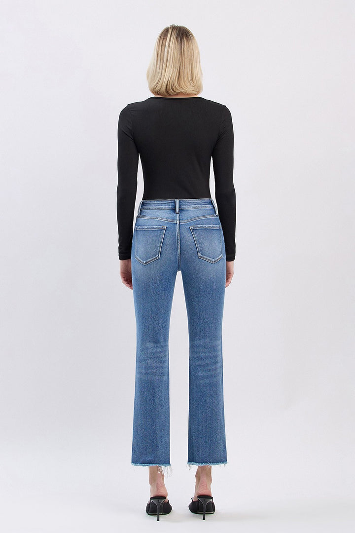 Kim Cropped Slim Straight Jeans