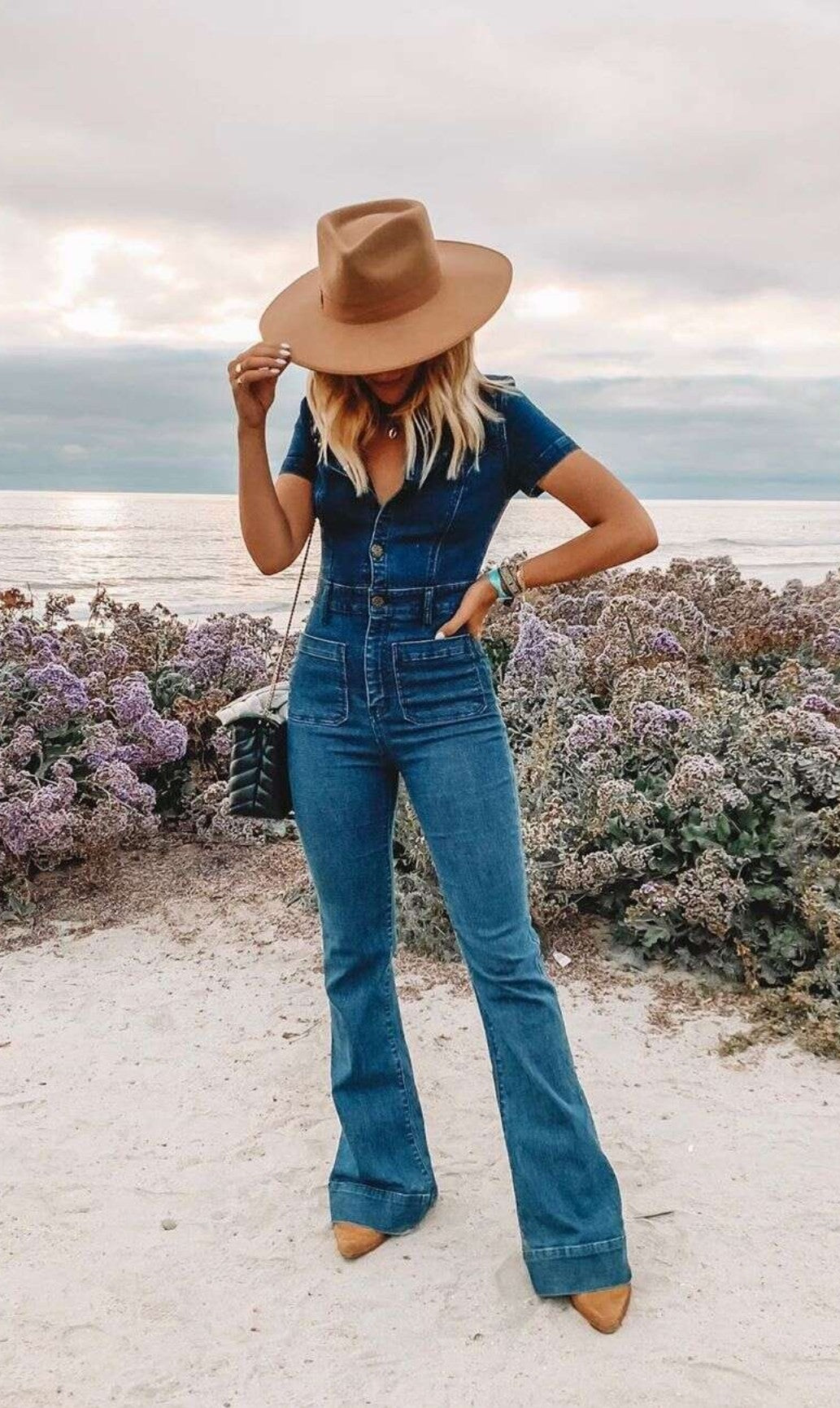 "Timeless Trails" Jumpsuit (Medium Denim)