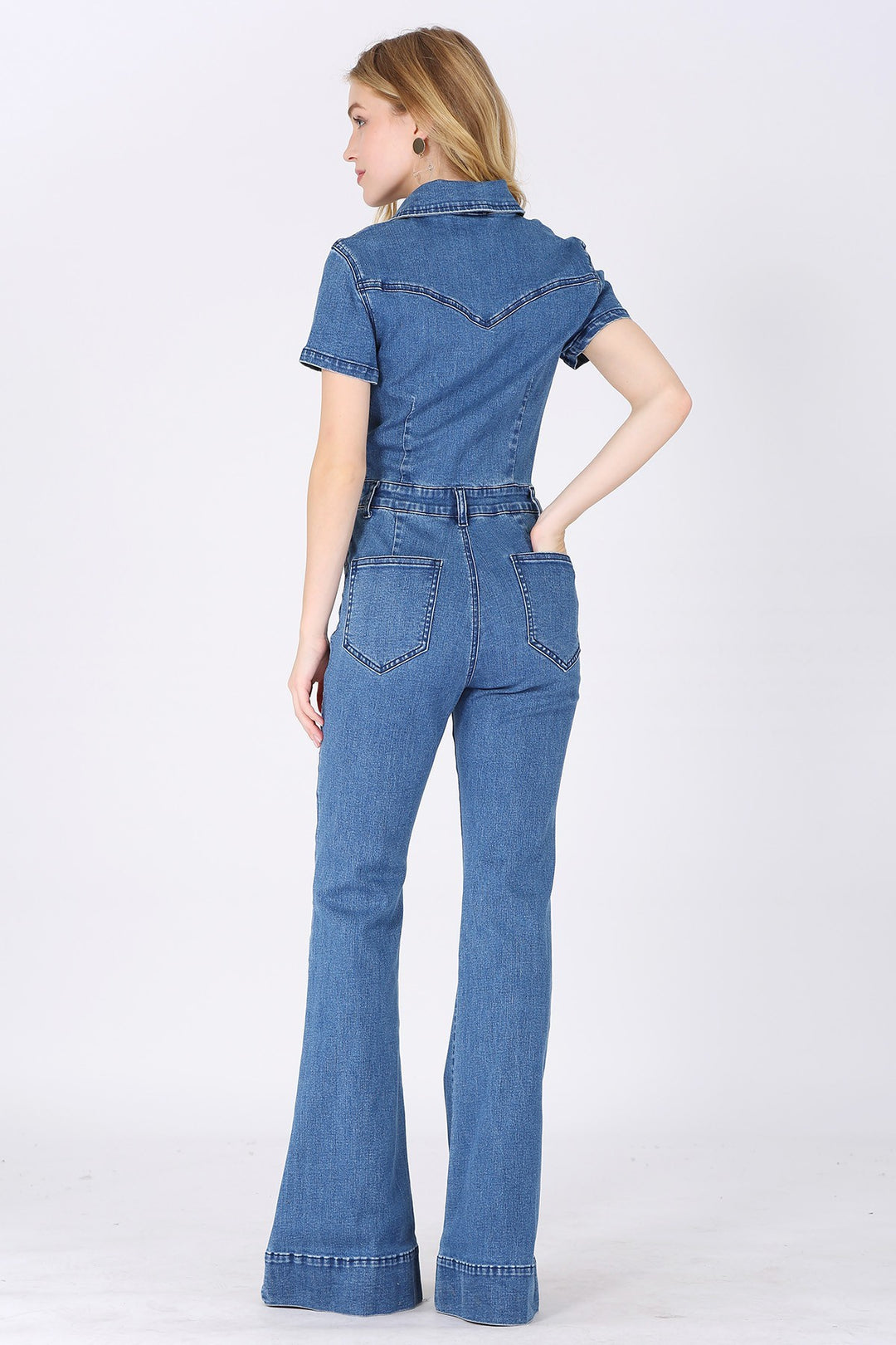 "Timeless Trails" Jumpsuit (Medium Denim)