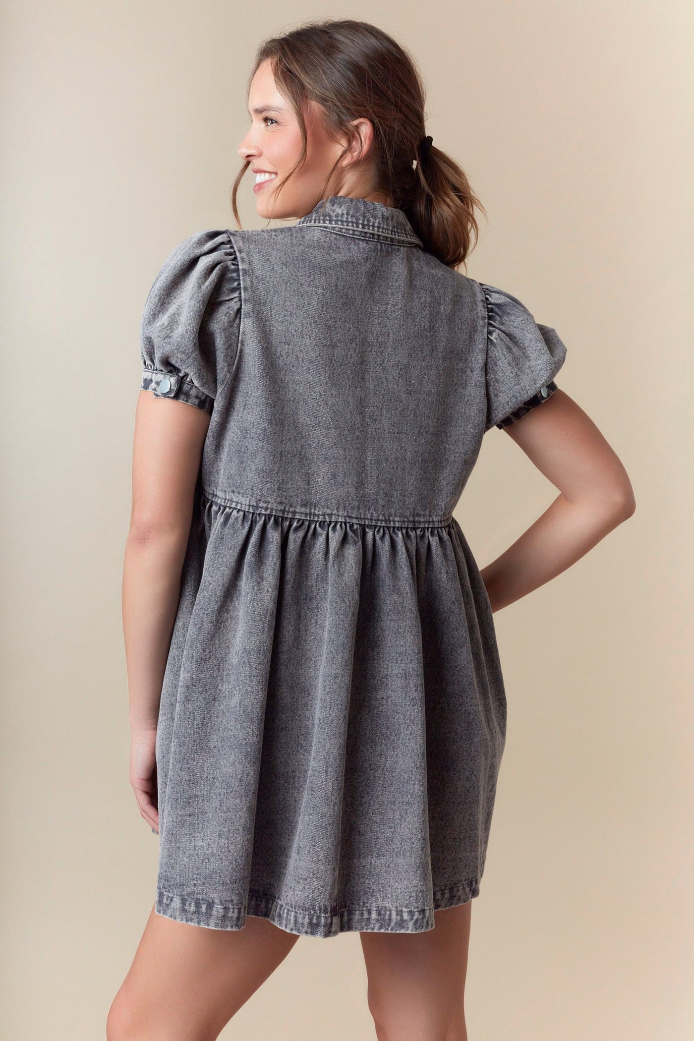 "Make It Work" Dress (Charcoal)