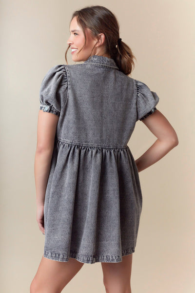 "Make It Work" Dress (Charcoal)