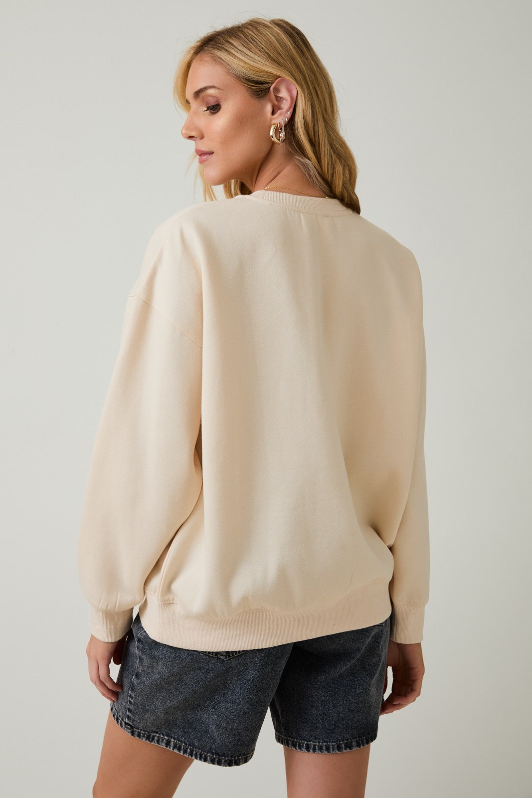 "Coffee Time" Sweatshirt (Cream)