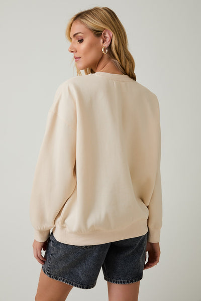 "Coffee Time" Sweatshirt (Cream)