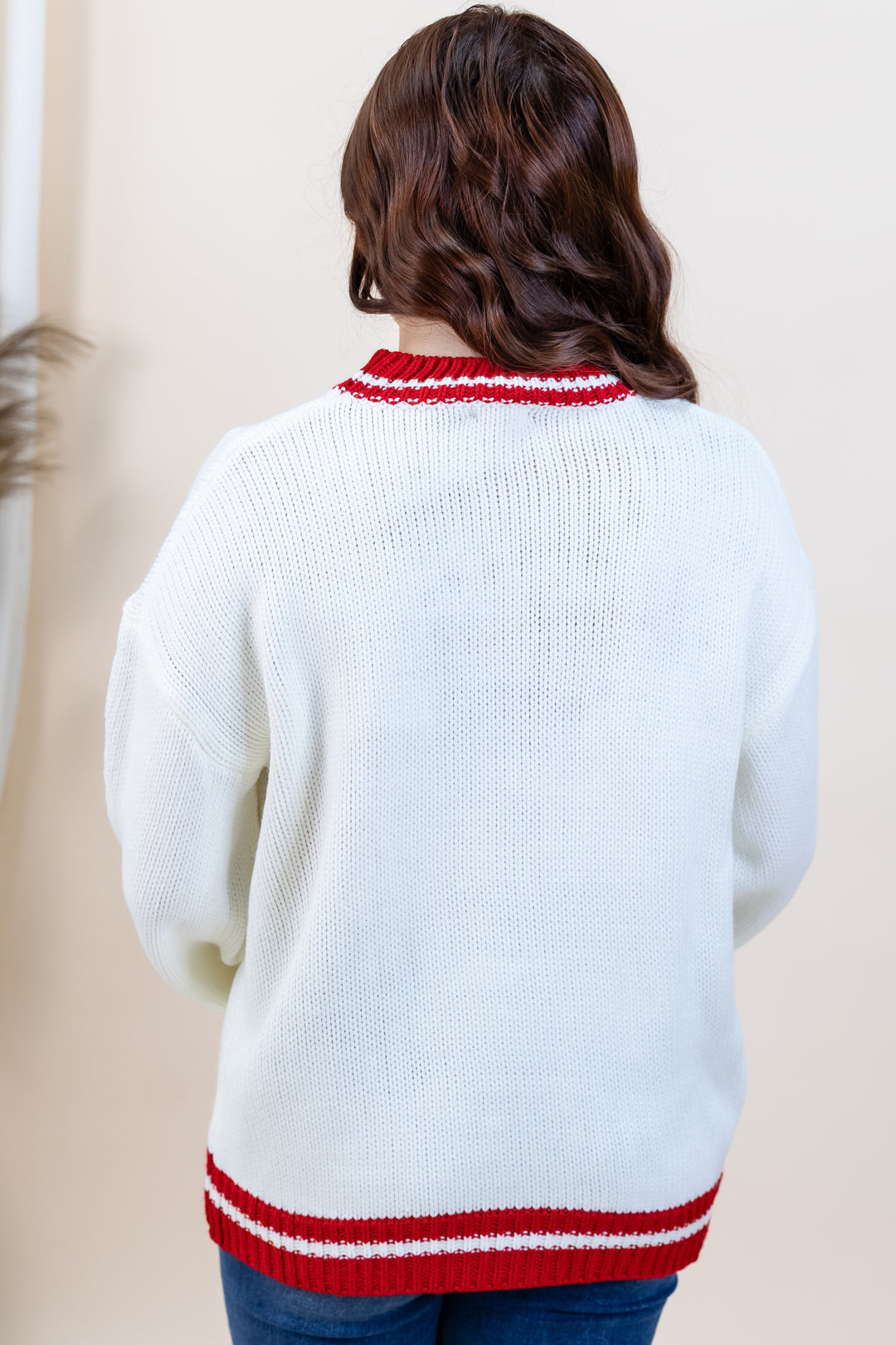 "A Piece Of Christmas" Sweater (White)