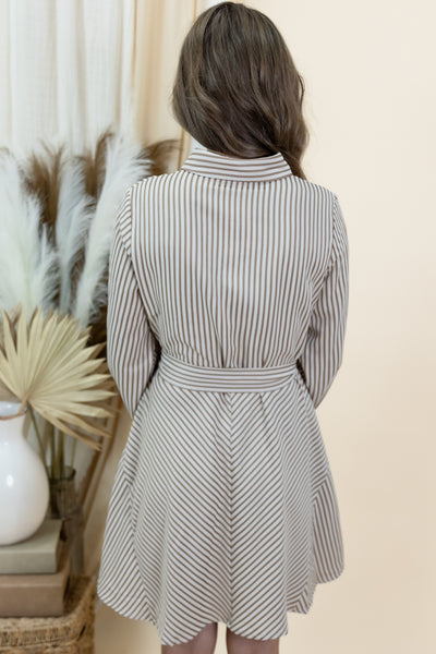 "The Better Way" Dress (Taupe)