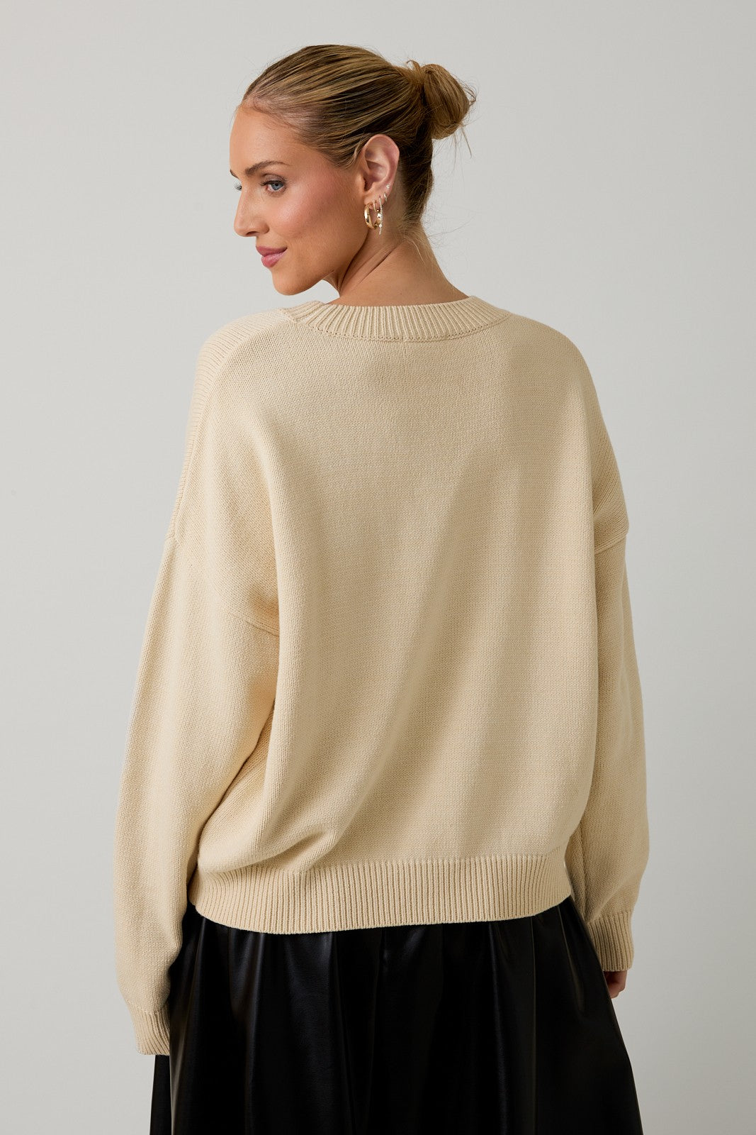PRE-ORDER - “Whiskey Weather" Sweater (Cream)