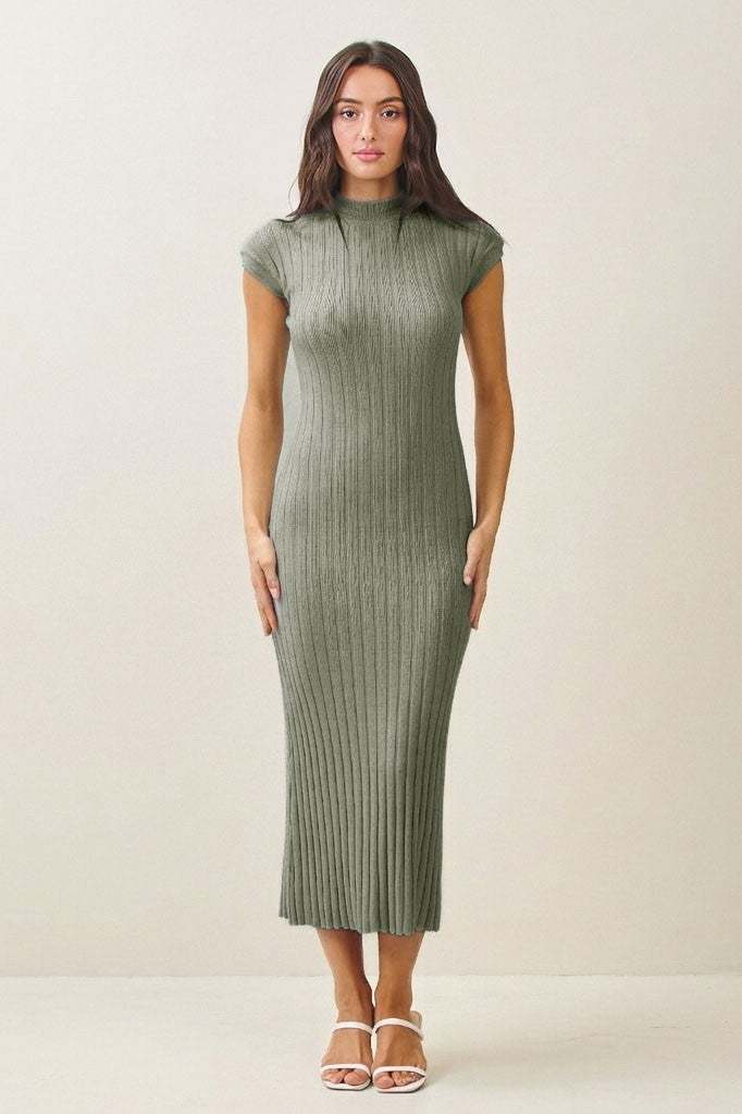 "Daily Classic" Dress (Olive)