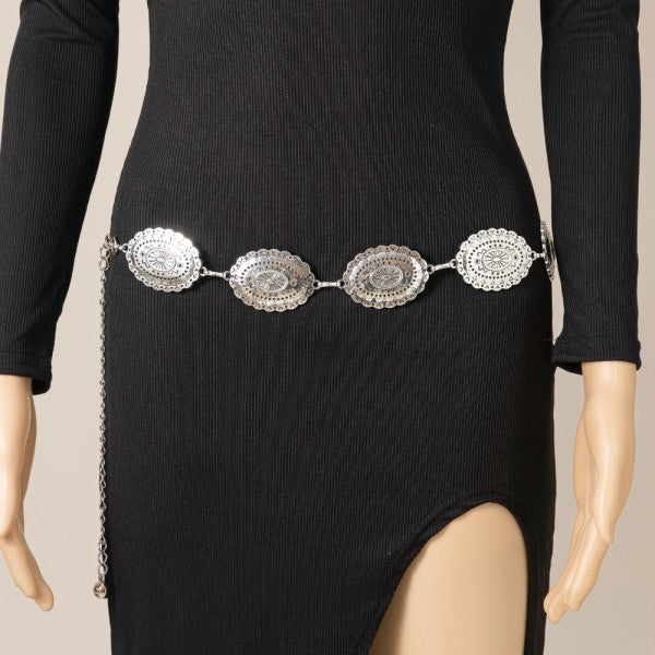 Millie Concho Belt (Silver)