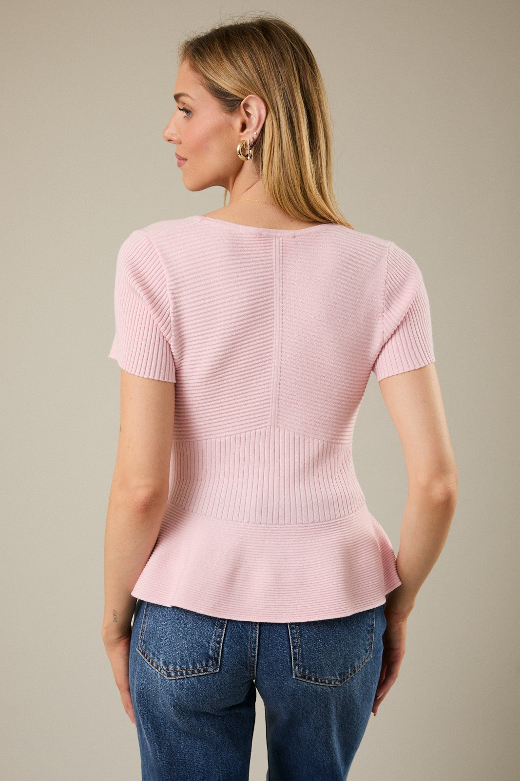 "Flutter Factor" Top (Baby Pink)