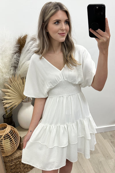 "Smooth Sailing" Dress (Off White)