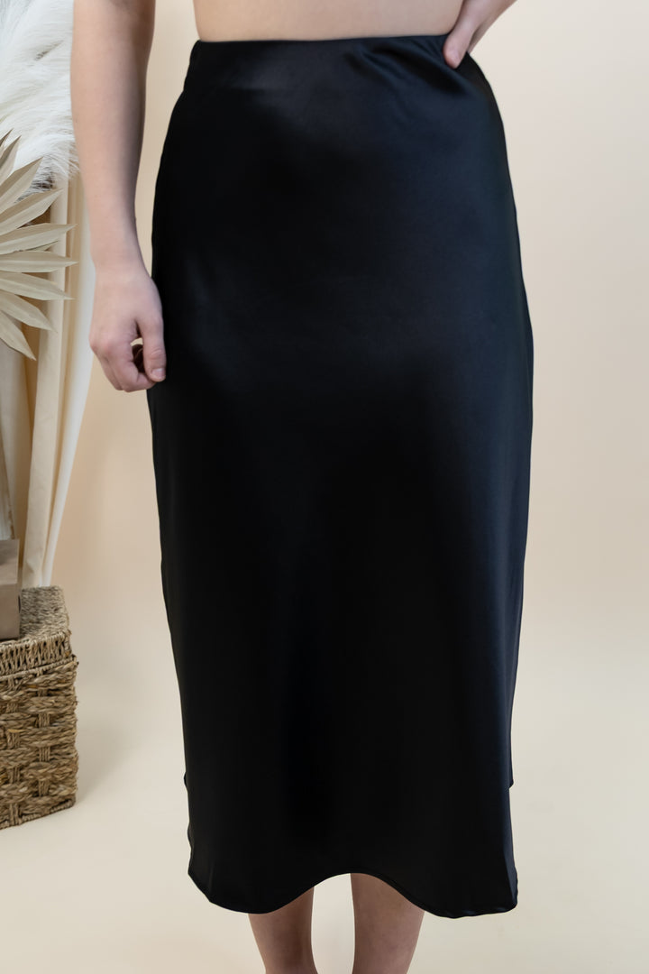 "Gilded Grace" Skirt (Black)