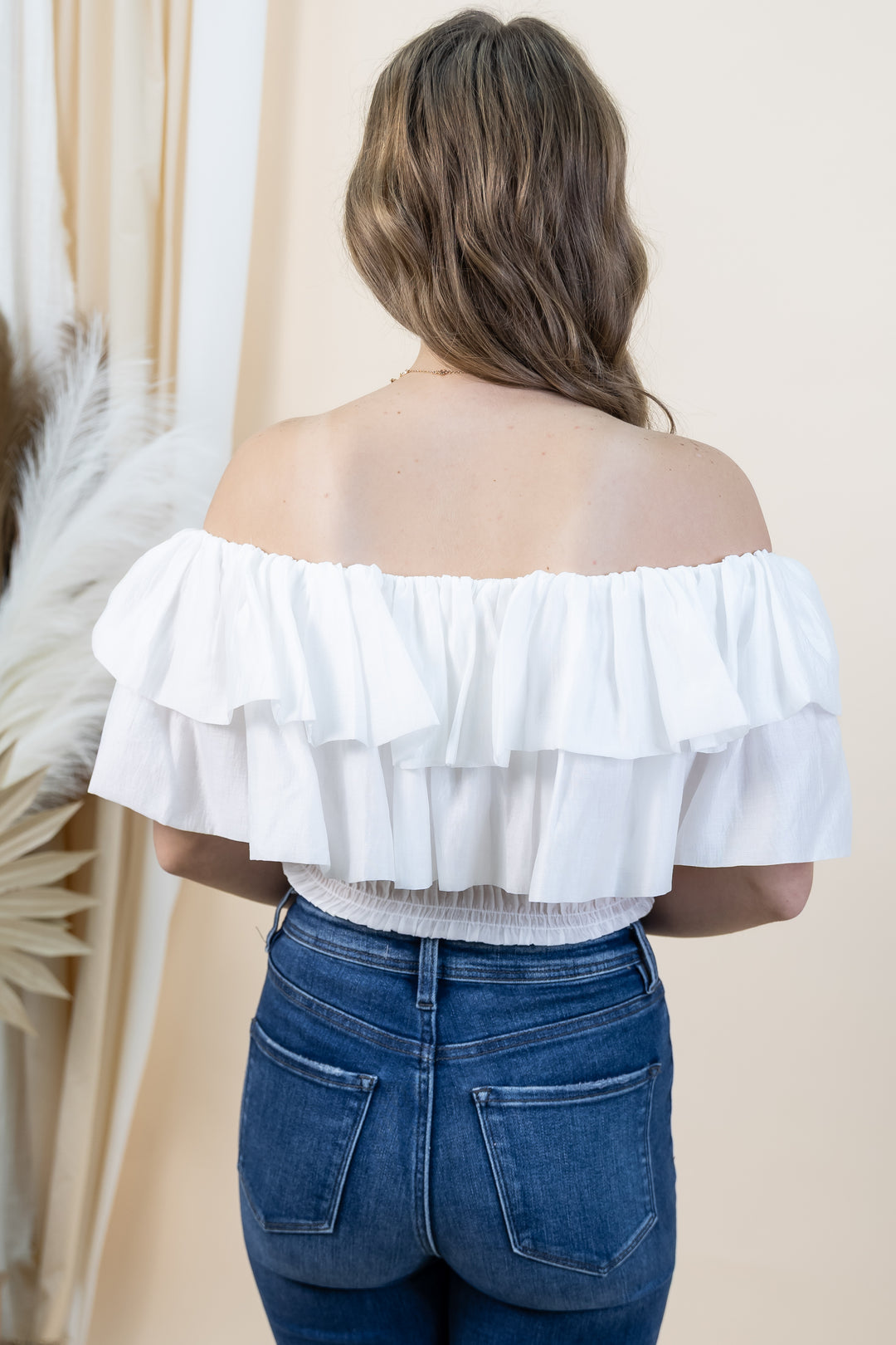 "Romantic Afternoon" Top (White)