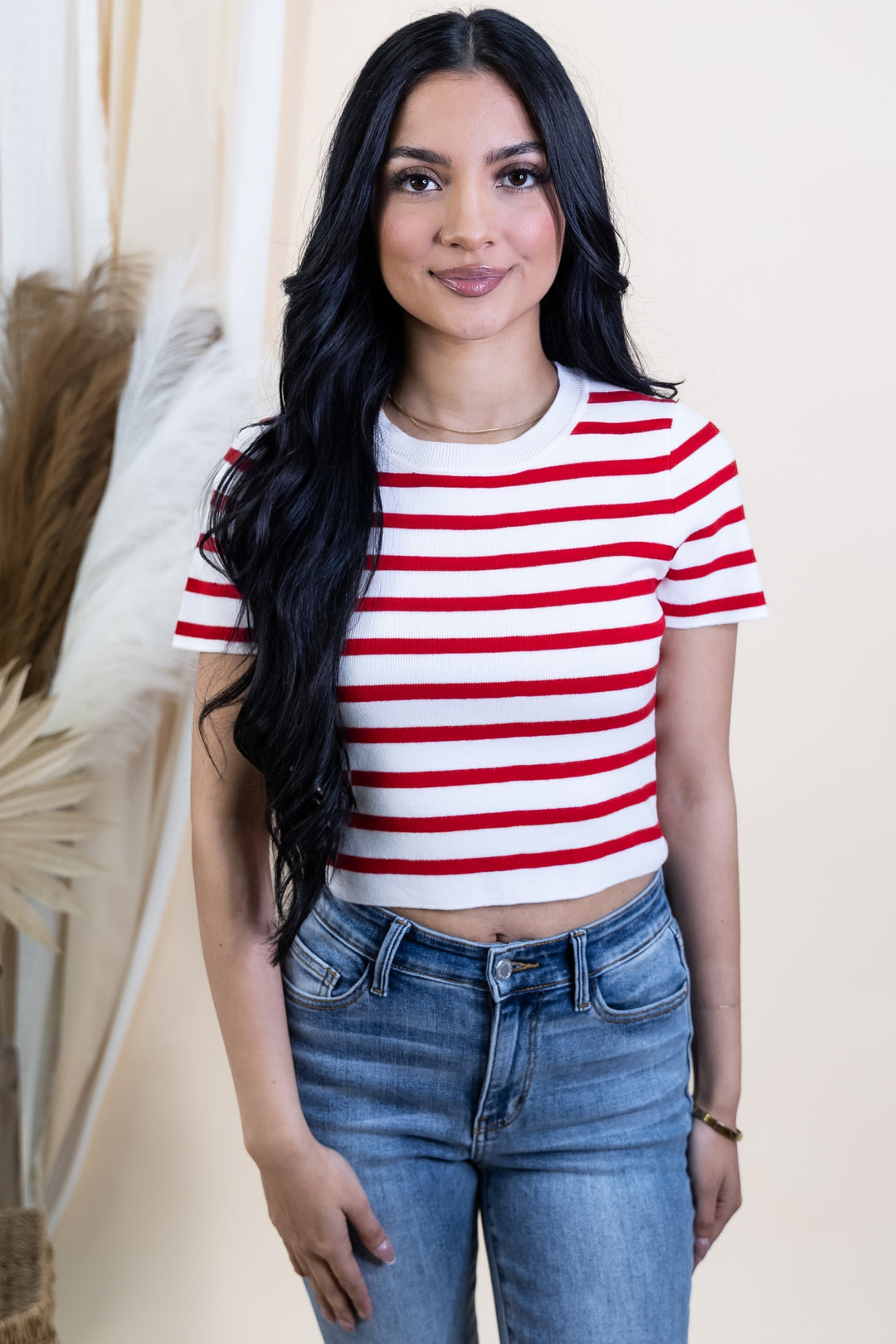 "Blurred Lines" Top (Red)