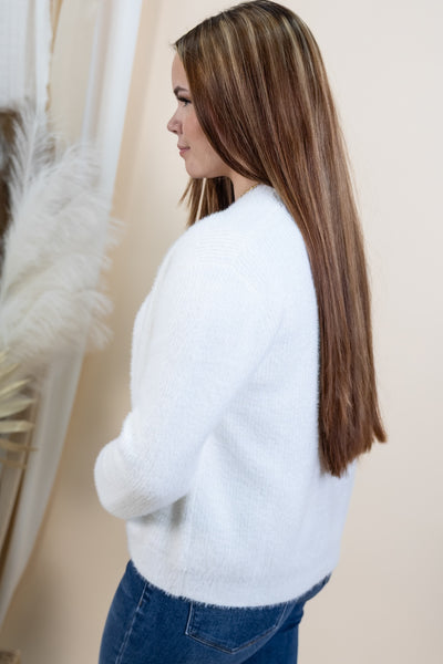 "Start Of Something" Cardigan (Off White)