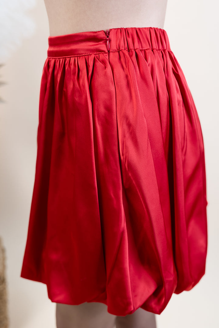 "Bubble Babe" Skirt (Red)