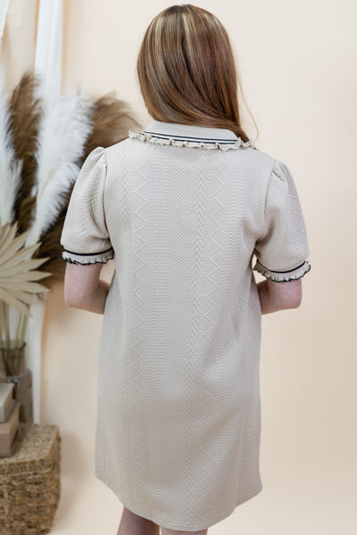 "It Comes Naturally" Dress (Taupe)