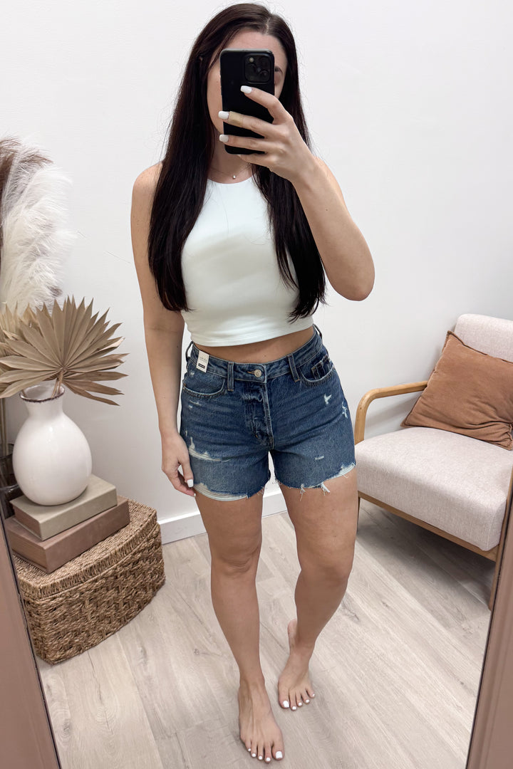 Maribel Denim Shorts (Rigid Magic)