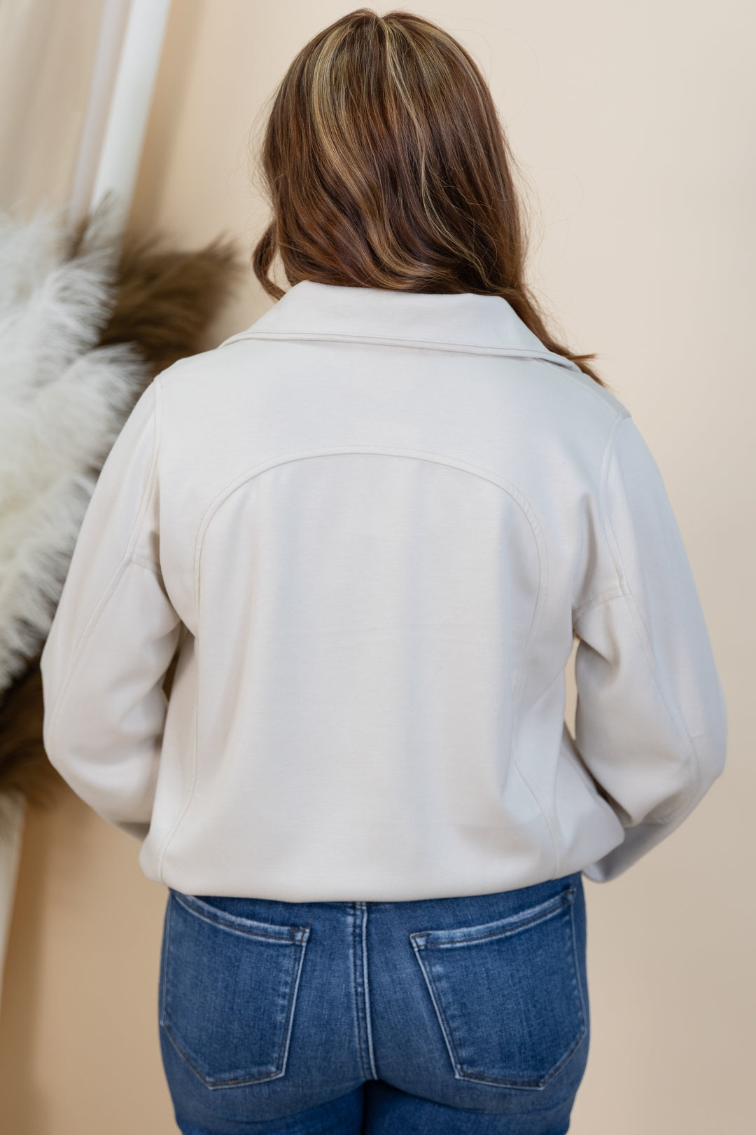 "In Your Element" Jacket (Ecru)