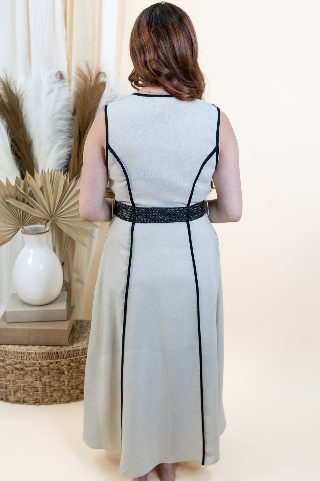 "Neutral Ground" Dress (Natural)