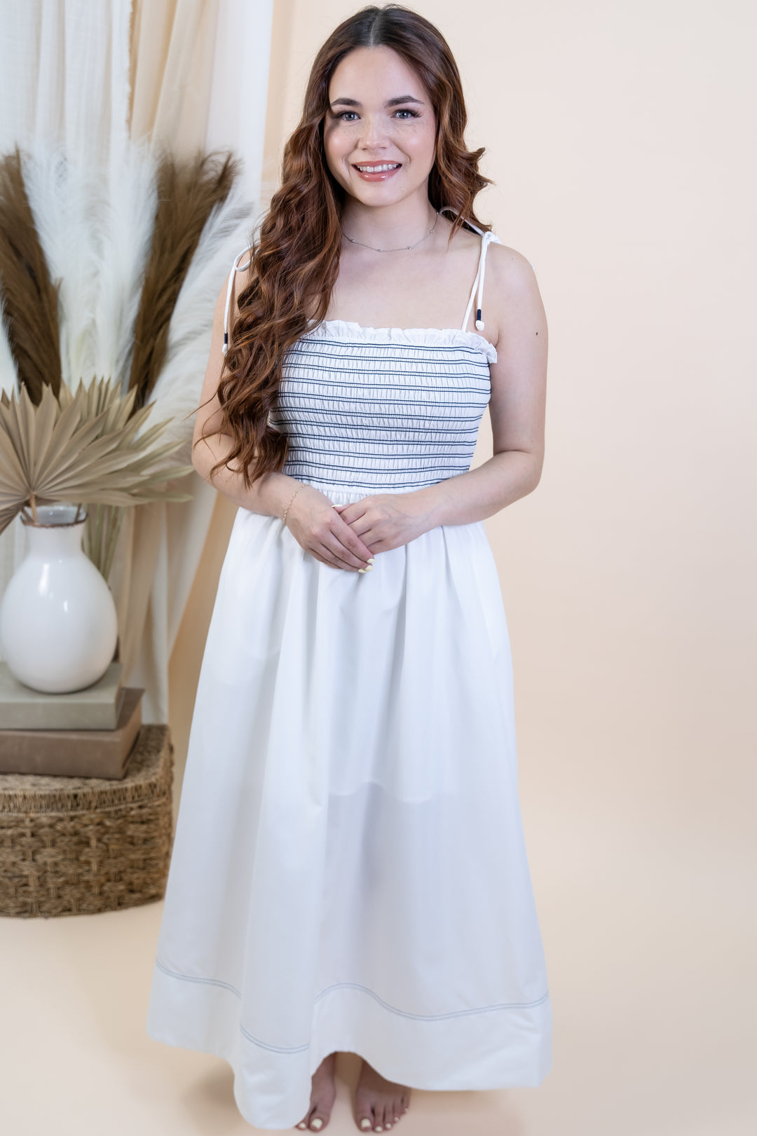 "Barefoot Beauty" Dress (Off White)
