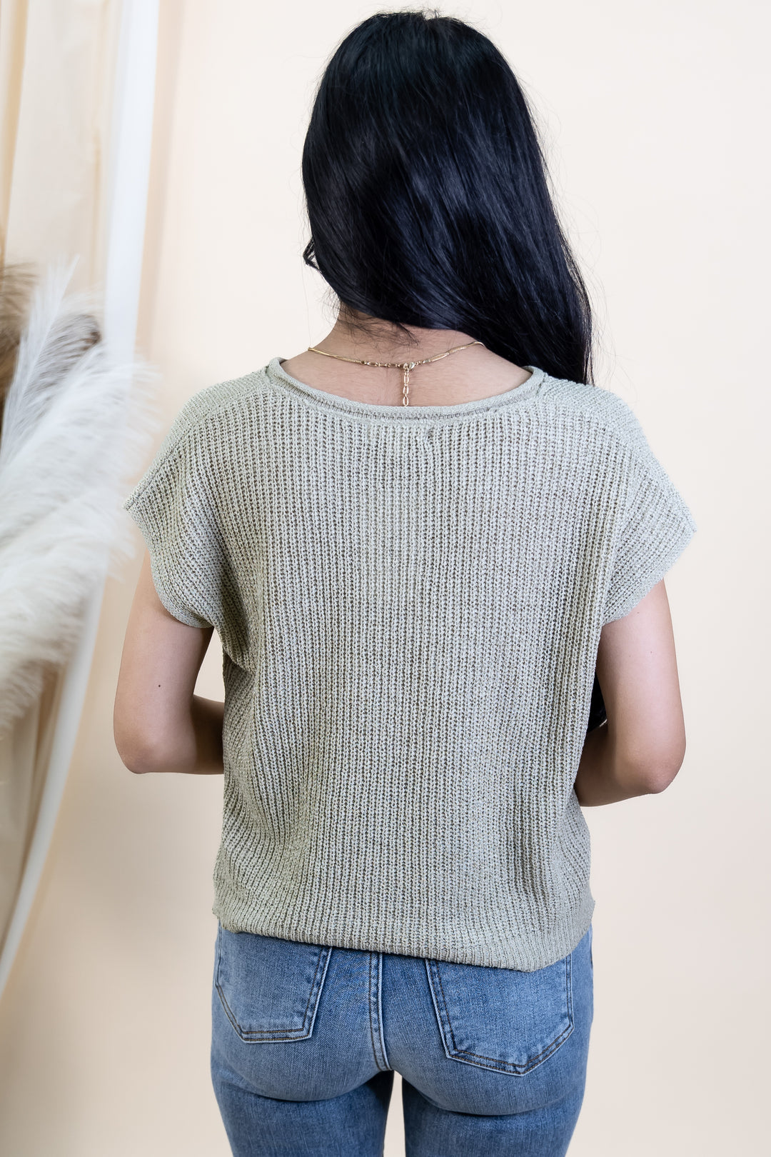 "Radiant Energy" Top (Light Olive)