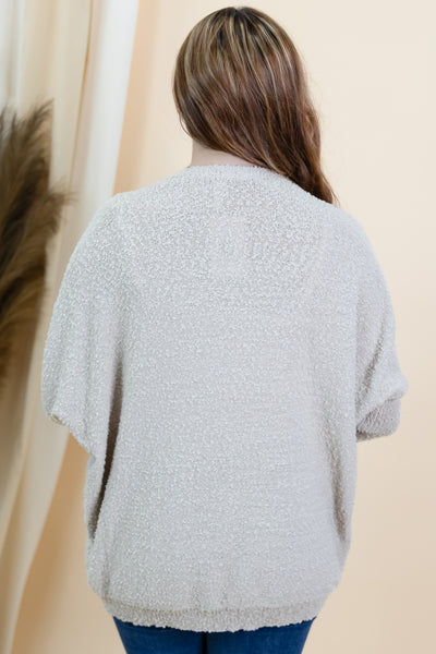 "Above All Else" Cardigan (Natural)