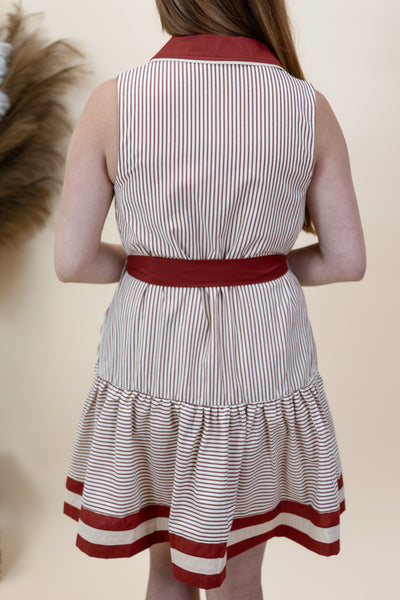 "Paving My Way" Dress (Rust)