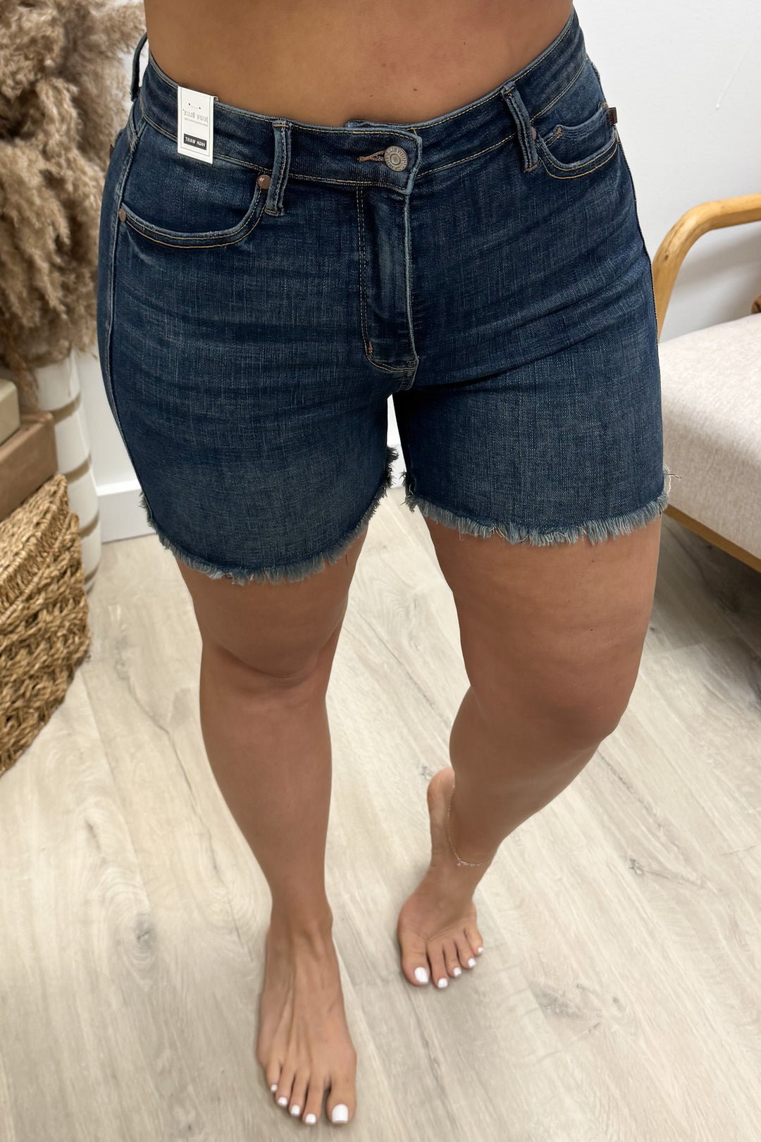 Alexis Denim Shorts (Tummy Control)