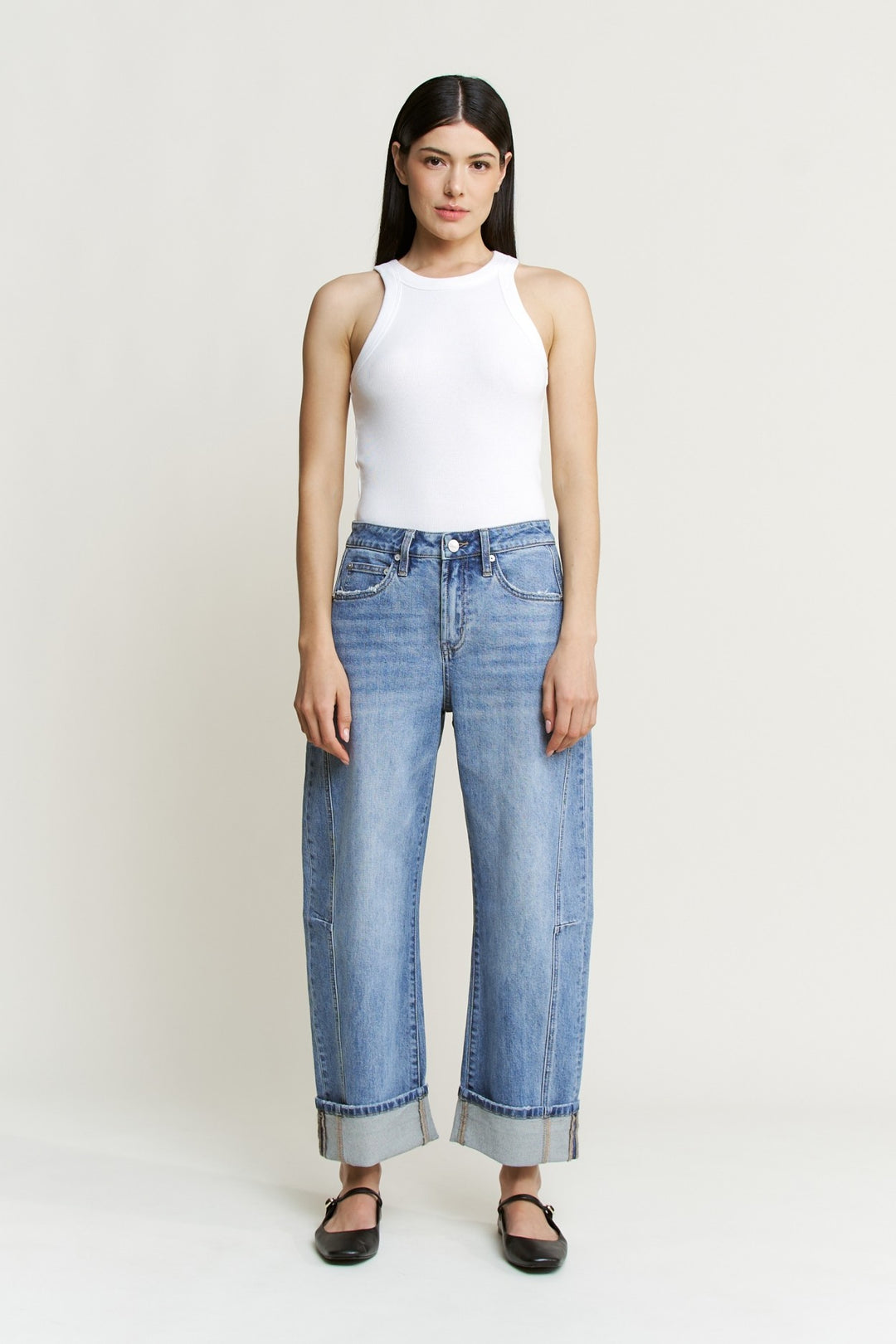 Christina Barrel Jeans