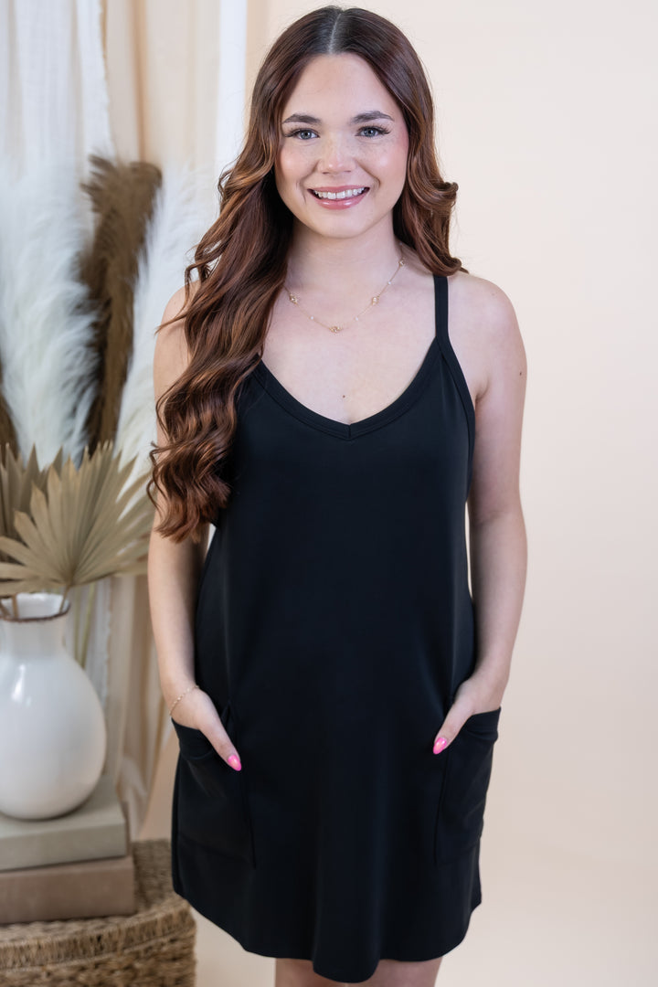 "Easy Choice" Romper (Black)