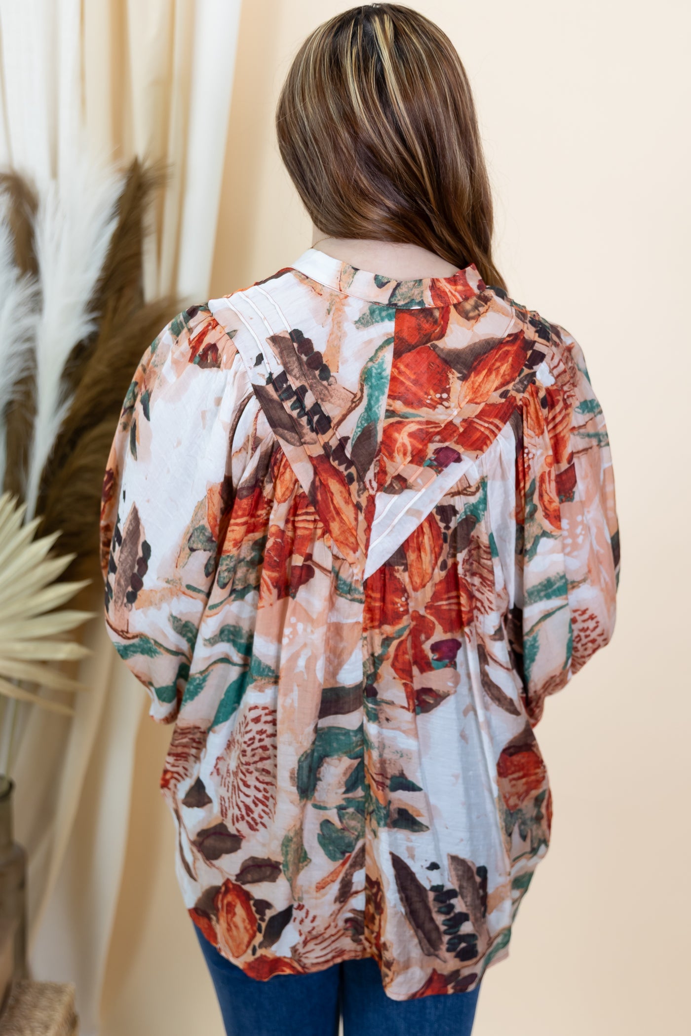 "Everything Nice" Blouse (Pumpkin Spice)