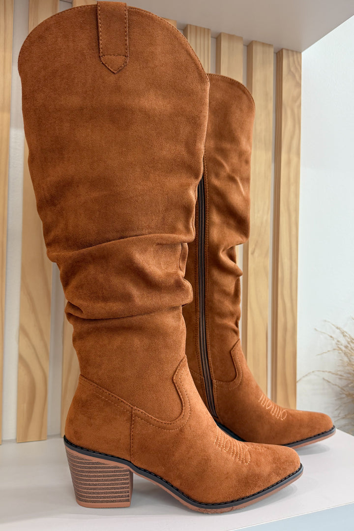 Whitney Tall Boots (Whiskey)