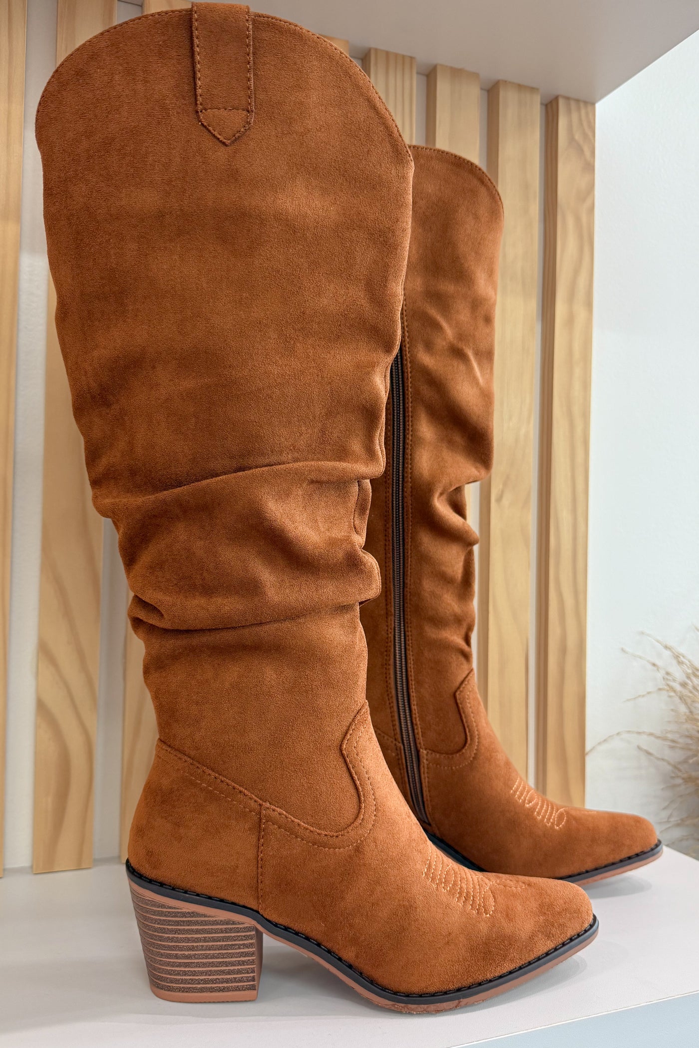 Whitney Tall Boots (Whiskey)