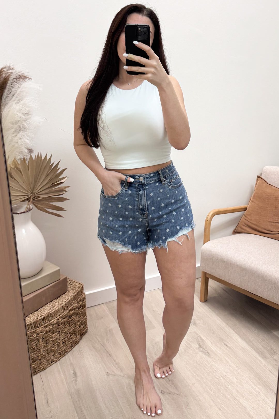 Solara Denim Shorts