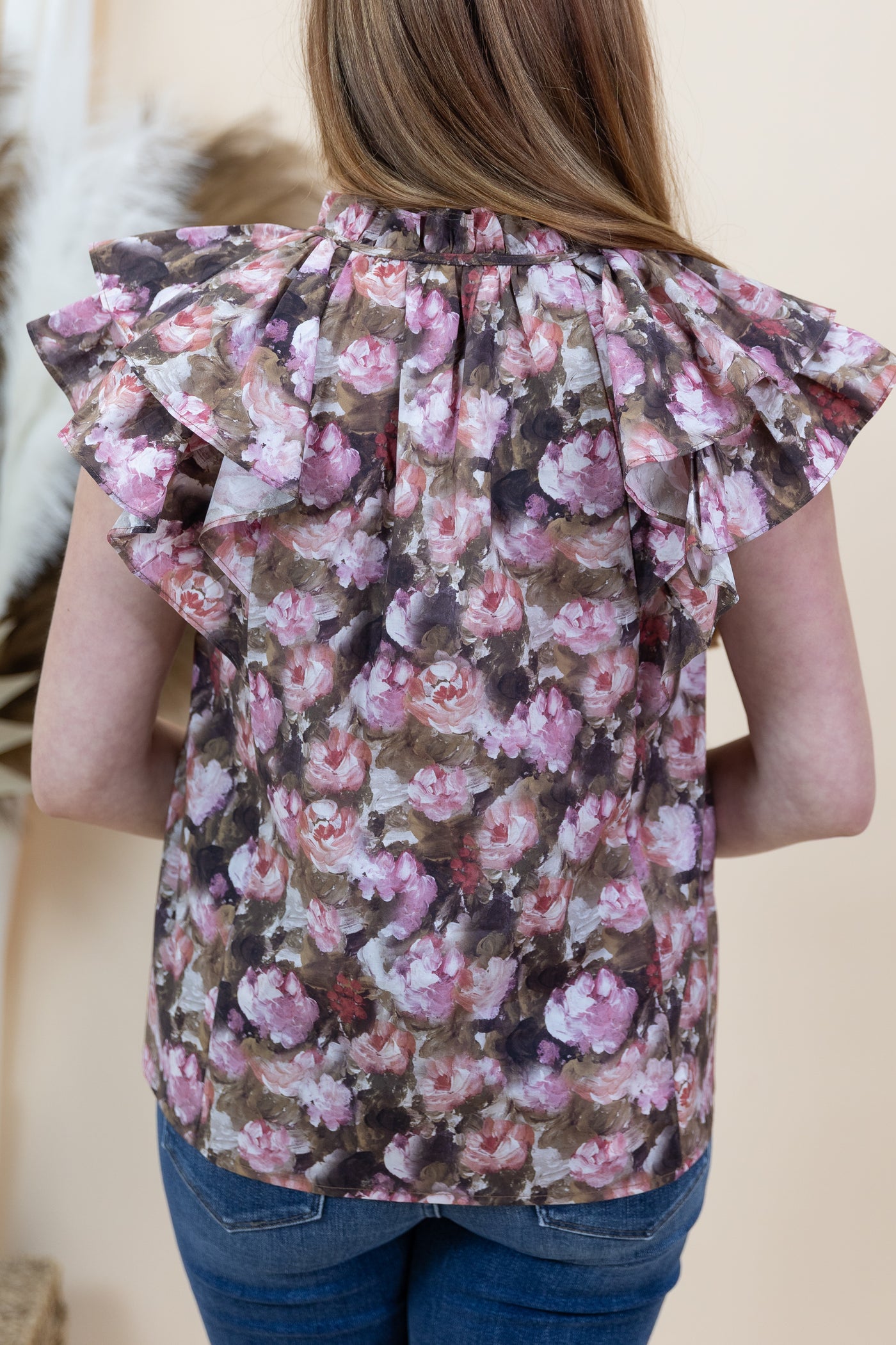 "Meant For You" Blouse (Mauve)