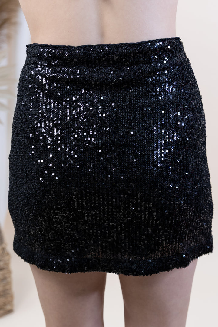"Sparkle Season" Skort (Black)