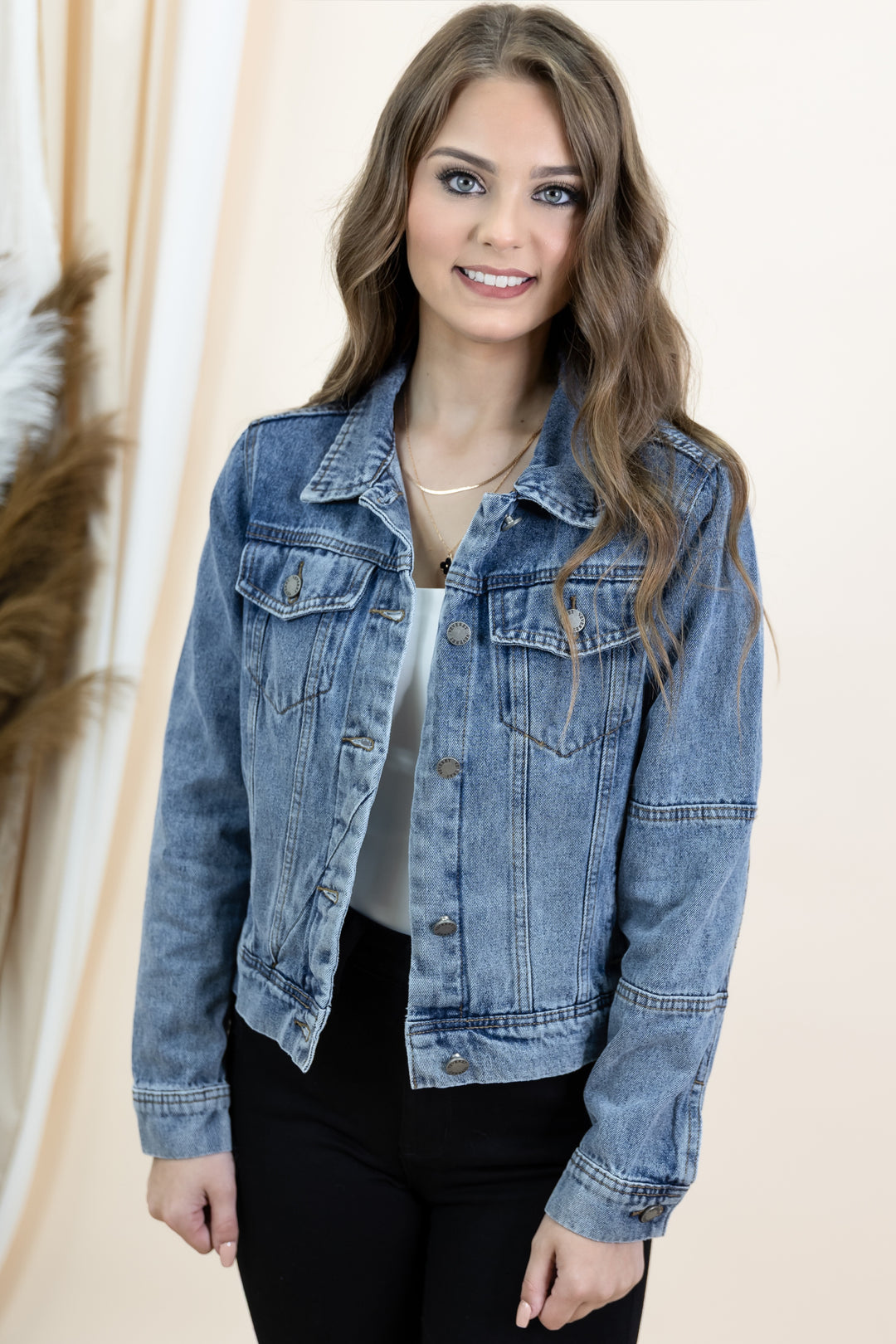 "Feeling Different" Jacket (Medium Denim)