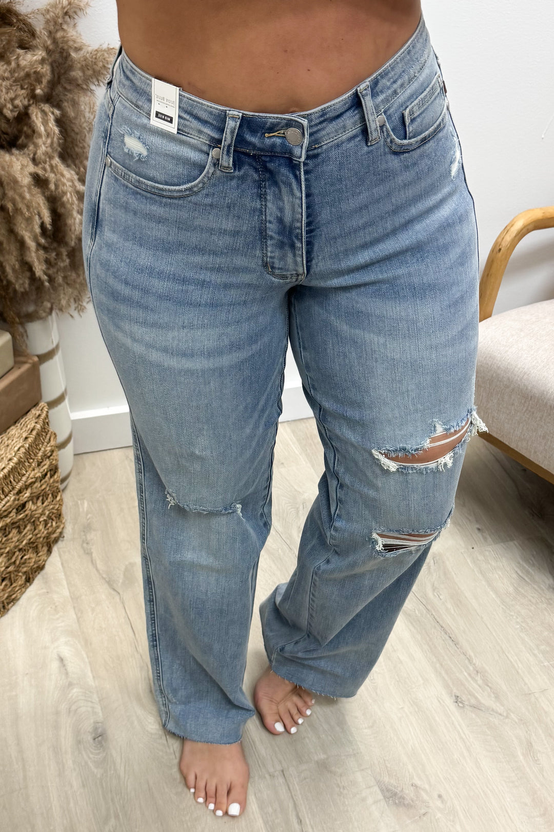 Katrina Wide Leg Jeans (Tummy Control)