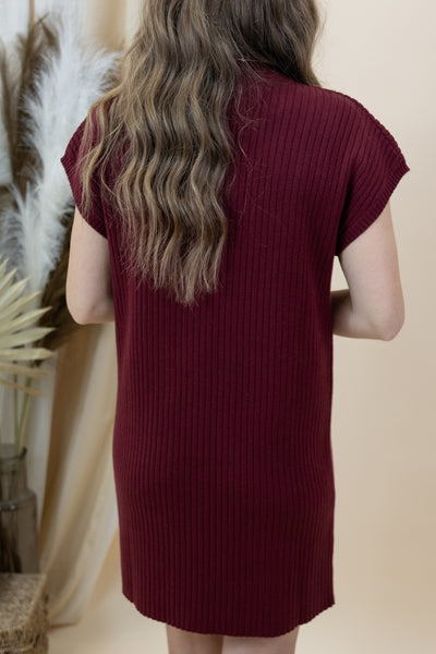 "Calm Evenings" Dress (Wine)