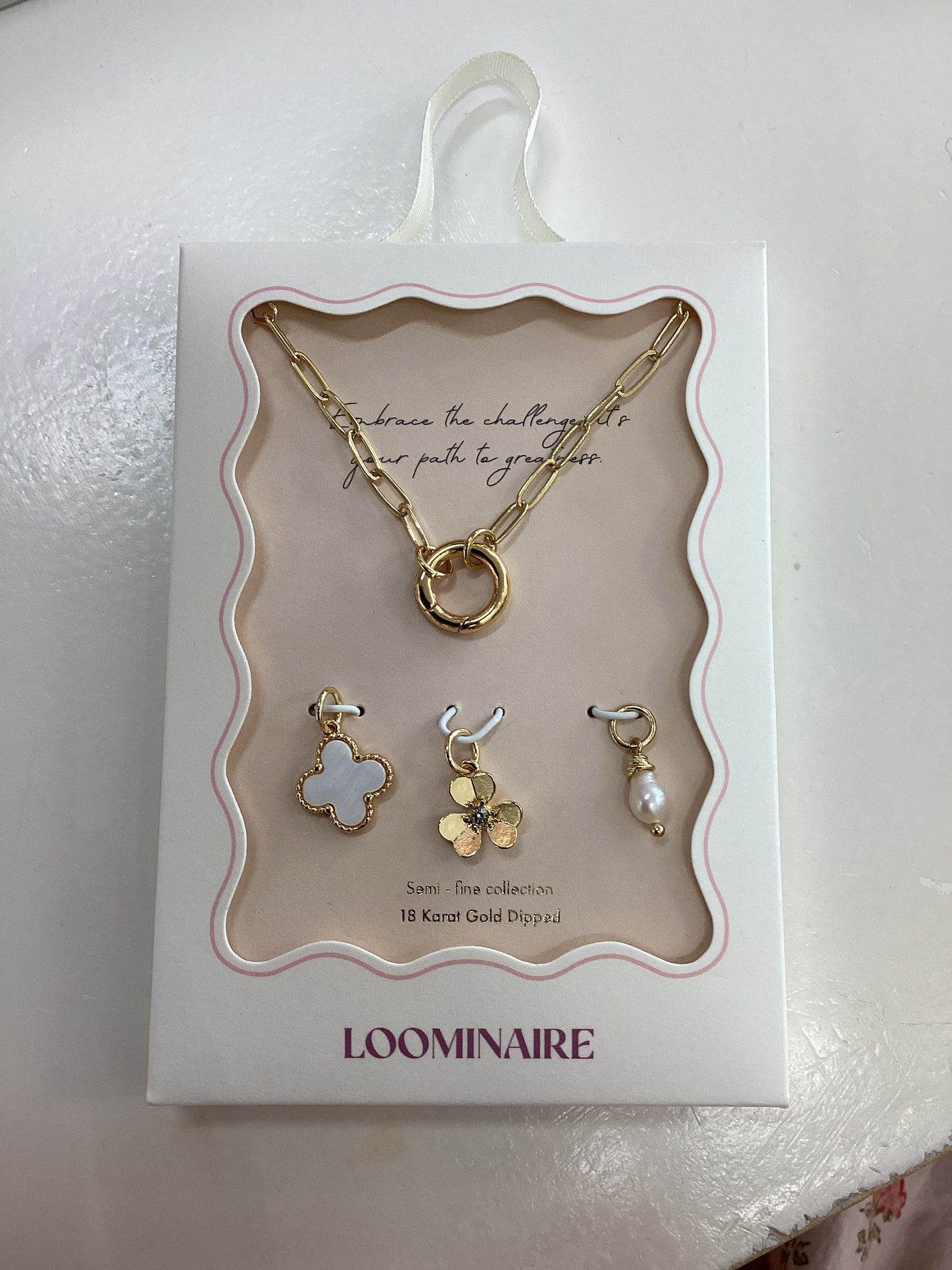Yahshua Charm Necklace (Gold)