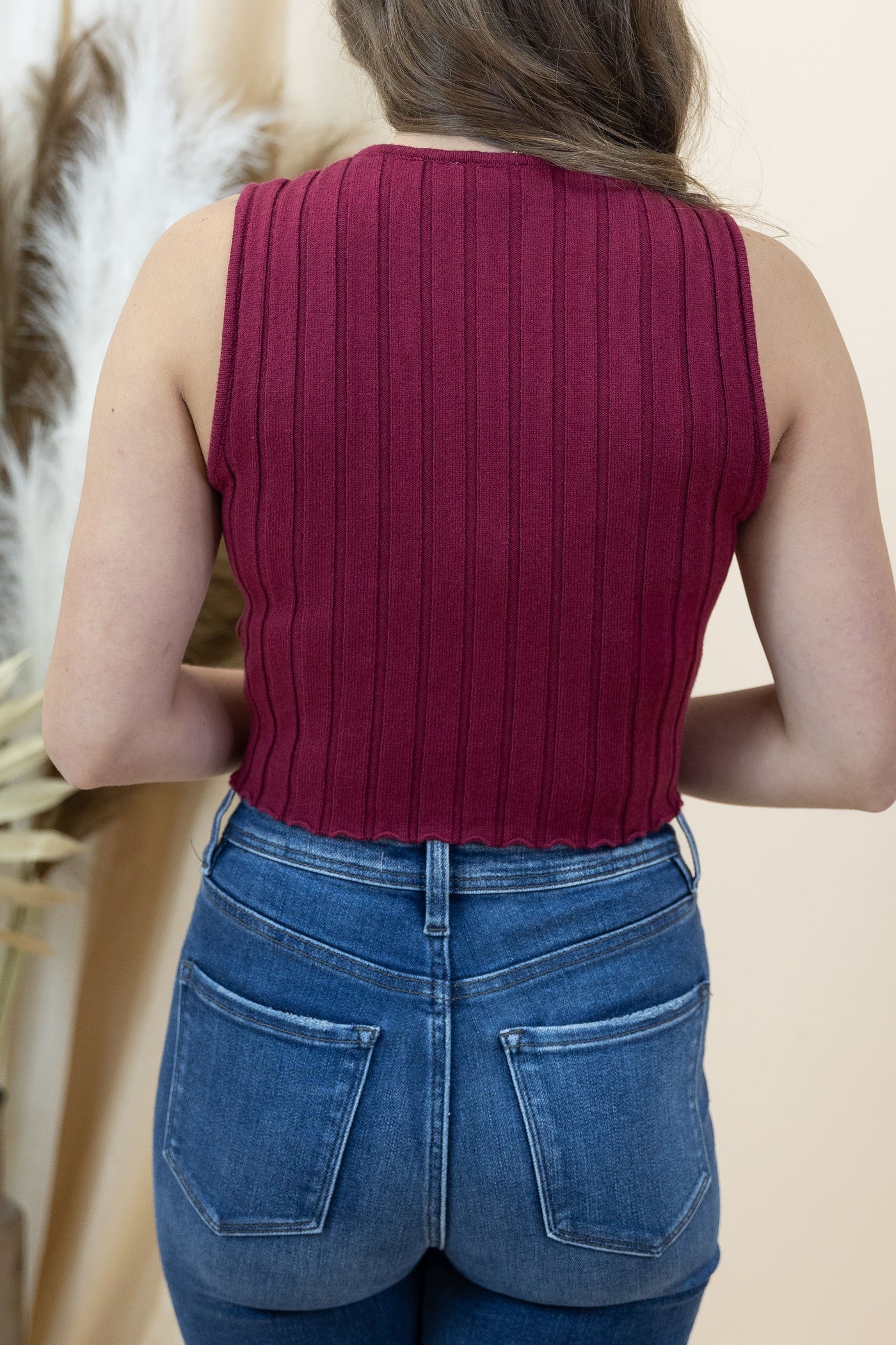 "Make A Memory" Sweater Top (Wine)