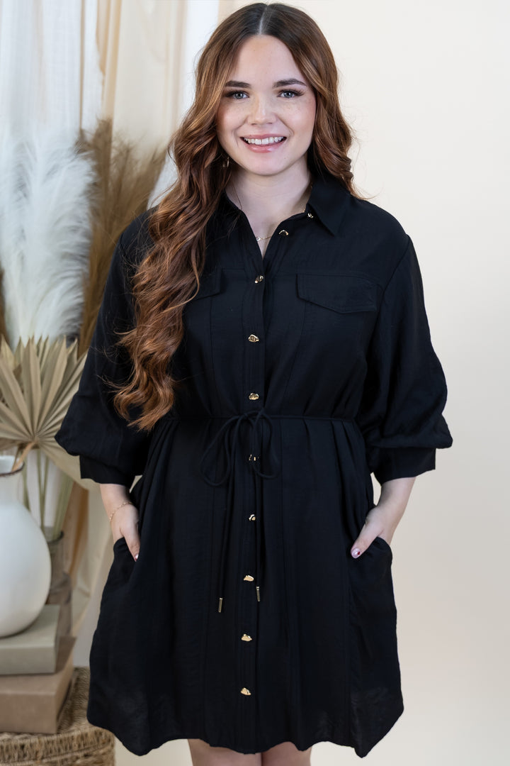 "No Strings Attached" Dress (Black)