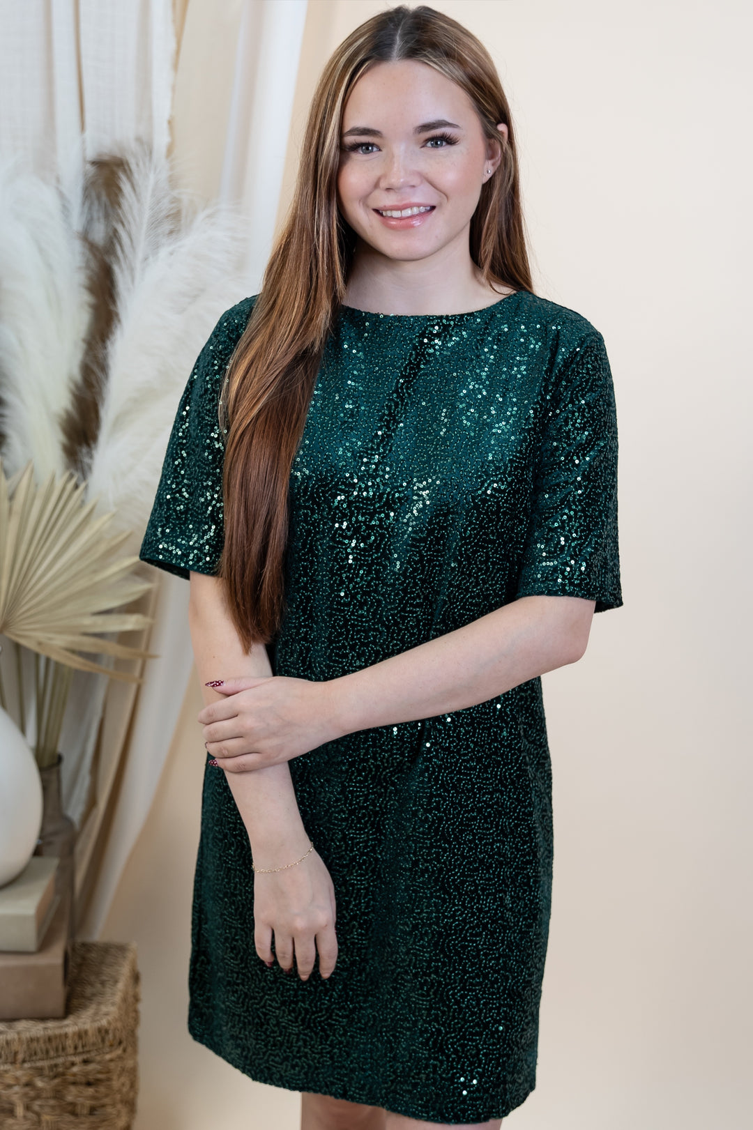 "Speaks For Itself" Dress (Teal Green)