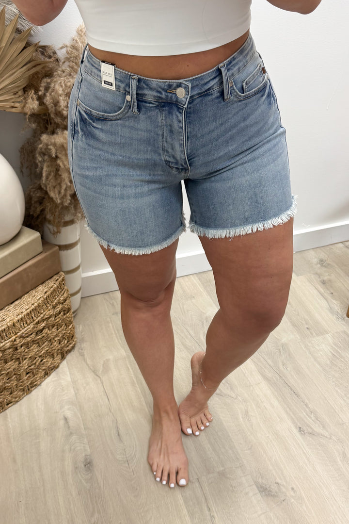 Wendy Denim Shorts (Tummy Control)
