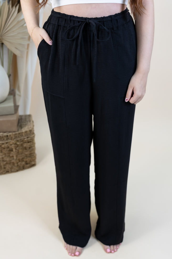 "Weekend Ready" Pants (Black)