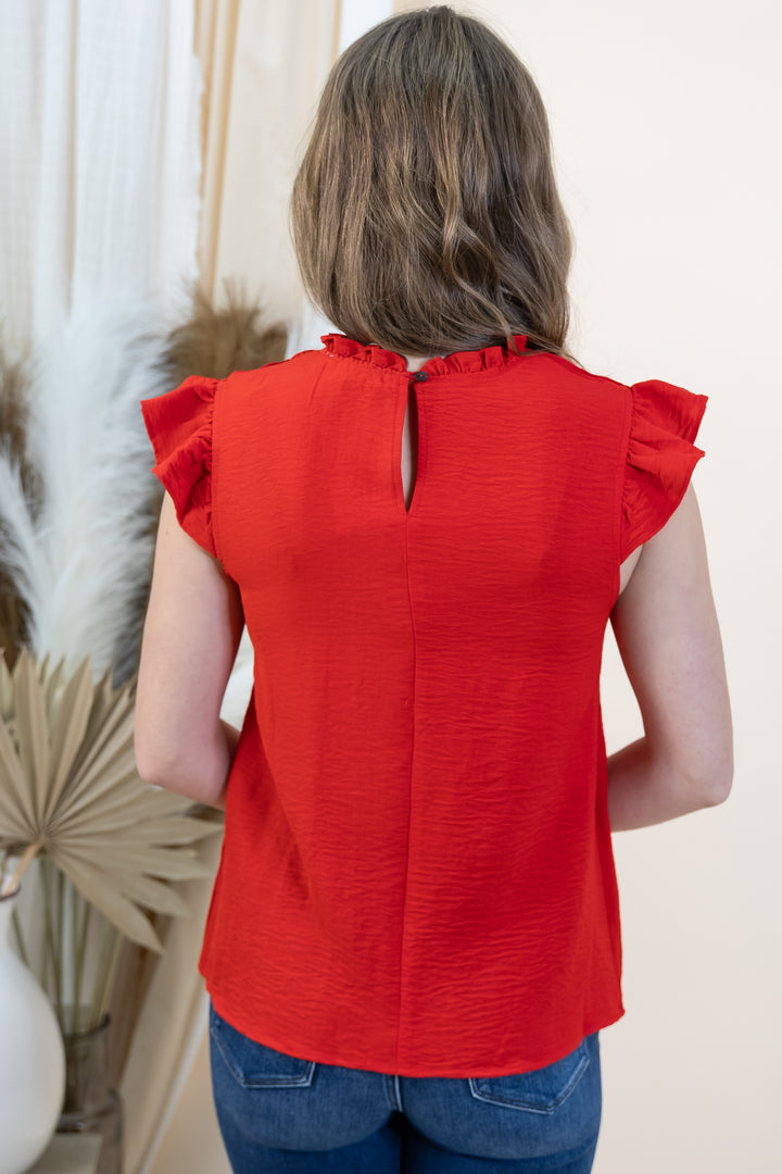 "Pinch Of Pretty" Blouse (Red)