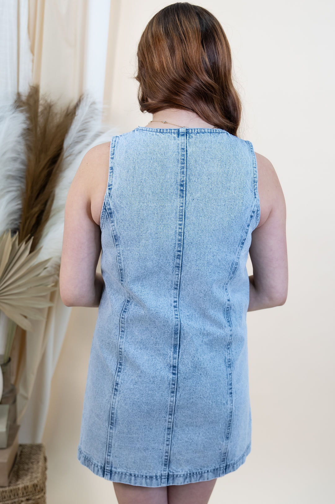 "Prairie Belle" Dress (Light Denim)